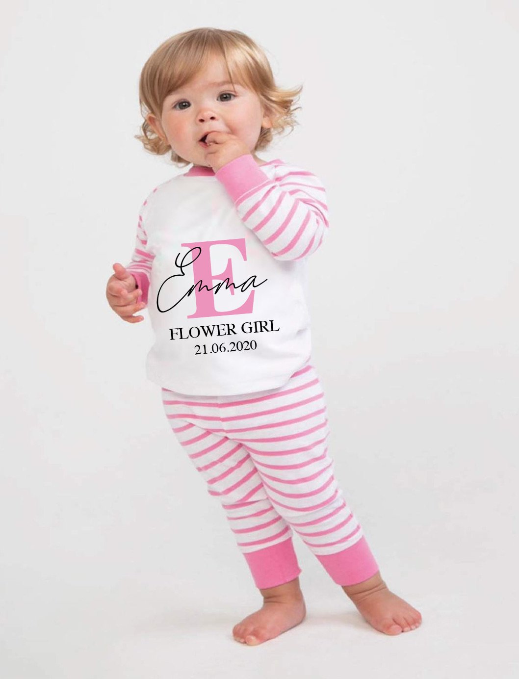 Personalised Flowergirl pyjamas