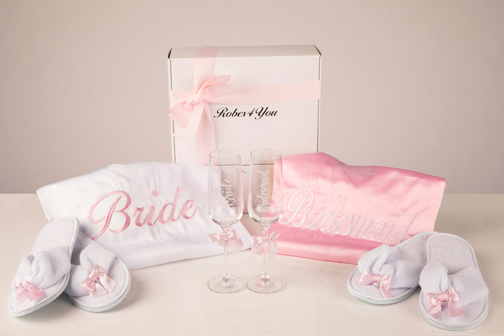 white-personalised-satin-robe