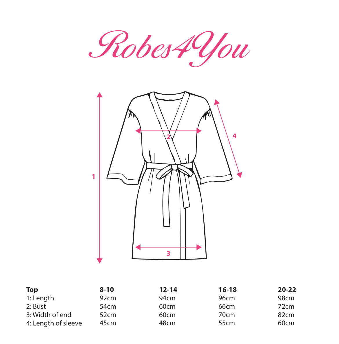 Bridal robes- Baby Pink and white personalised satin robes