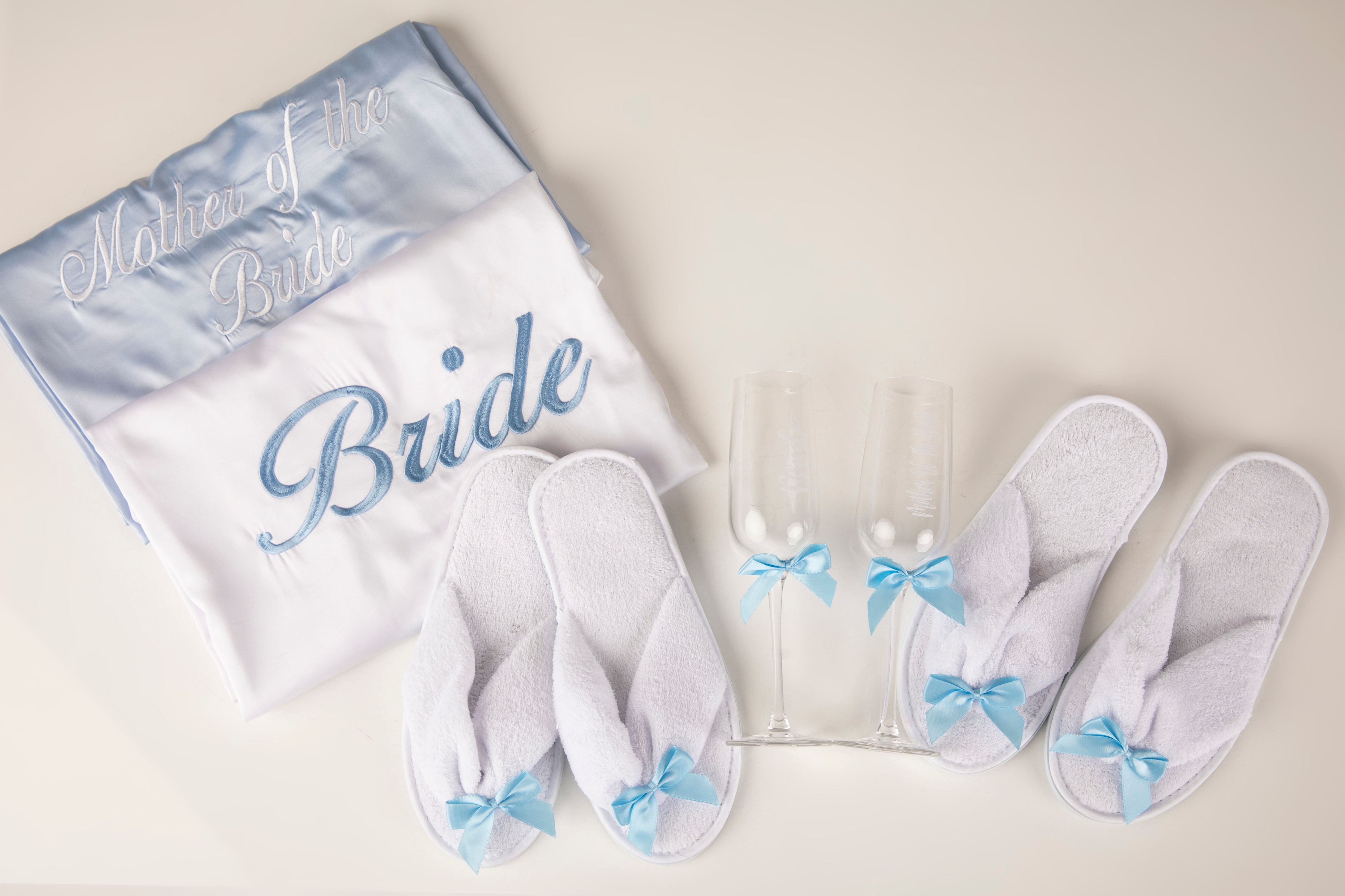 Baby blue bridesmaid robes- robes4you -UK