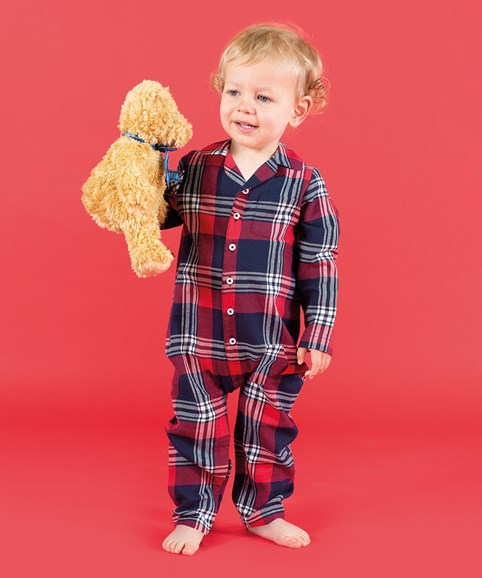 Baby Tartan Christmas Pyjamas
