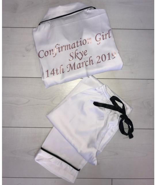 Personalised Confirmation Pjs - Robes 4 You