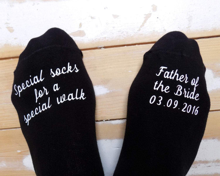 Personalised Father of the bride socks - Robes 4 You