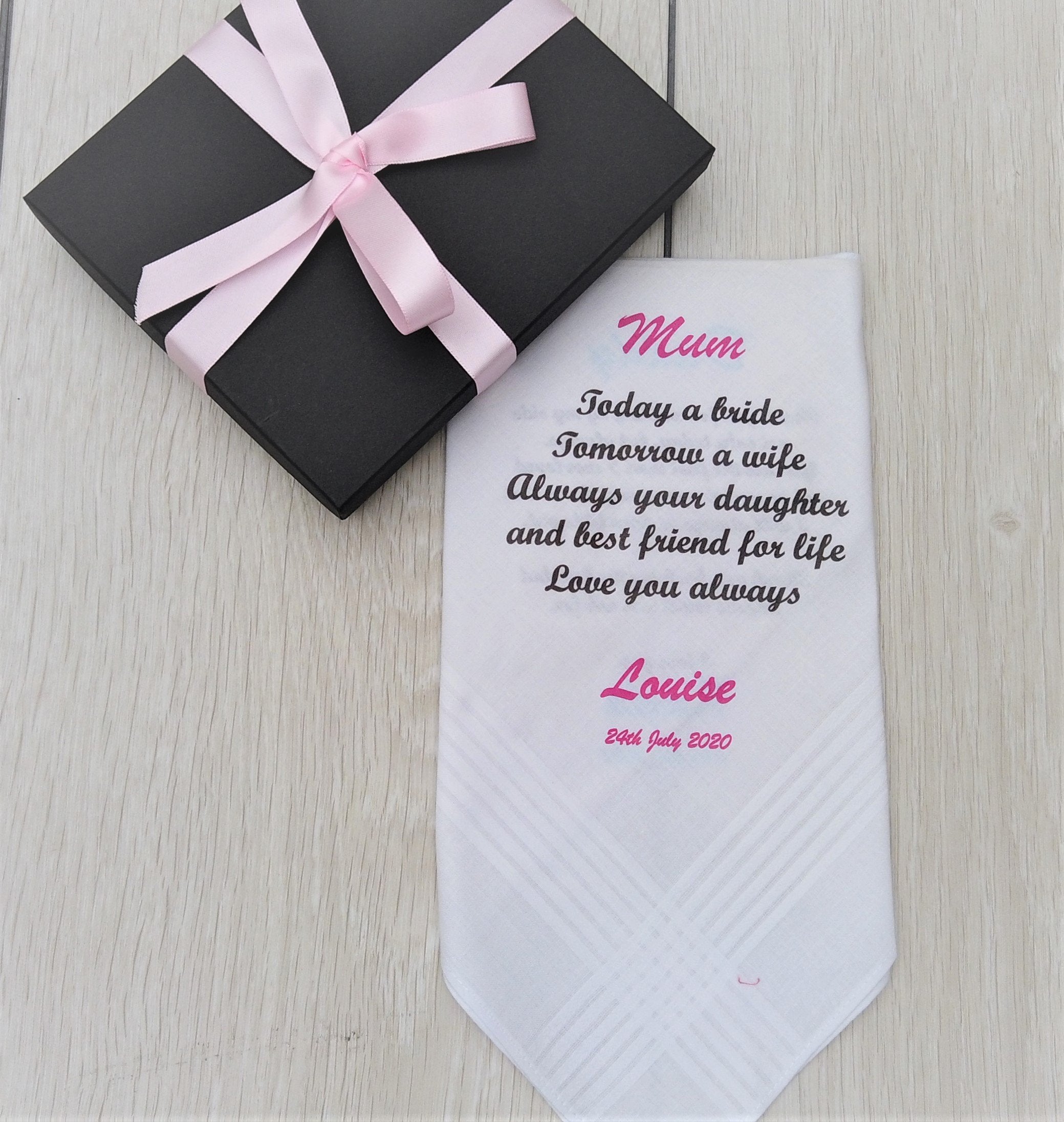 Mother of the bride printed Handkerchief A