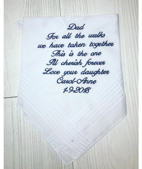 Personalised Hankie of Your choice - Robes 4 You